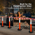 Channelizer for construction zone