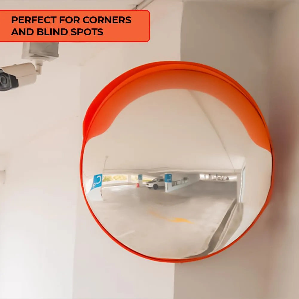 40" Convex Mirror │ 100CM Safety Mirror for Warehouse and Parking