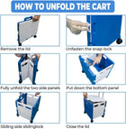 Foldable Grocery Utility Cart