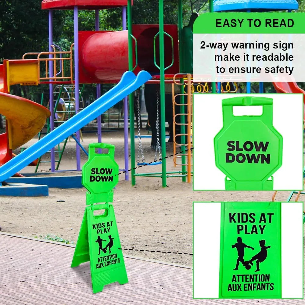 Weather Resistant Outdoor Warning Sign Green
