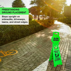 Freestanding Kids Play Warning Signs Green