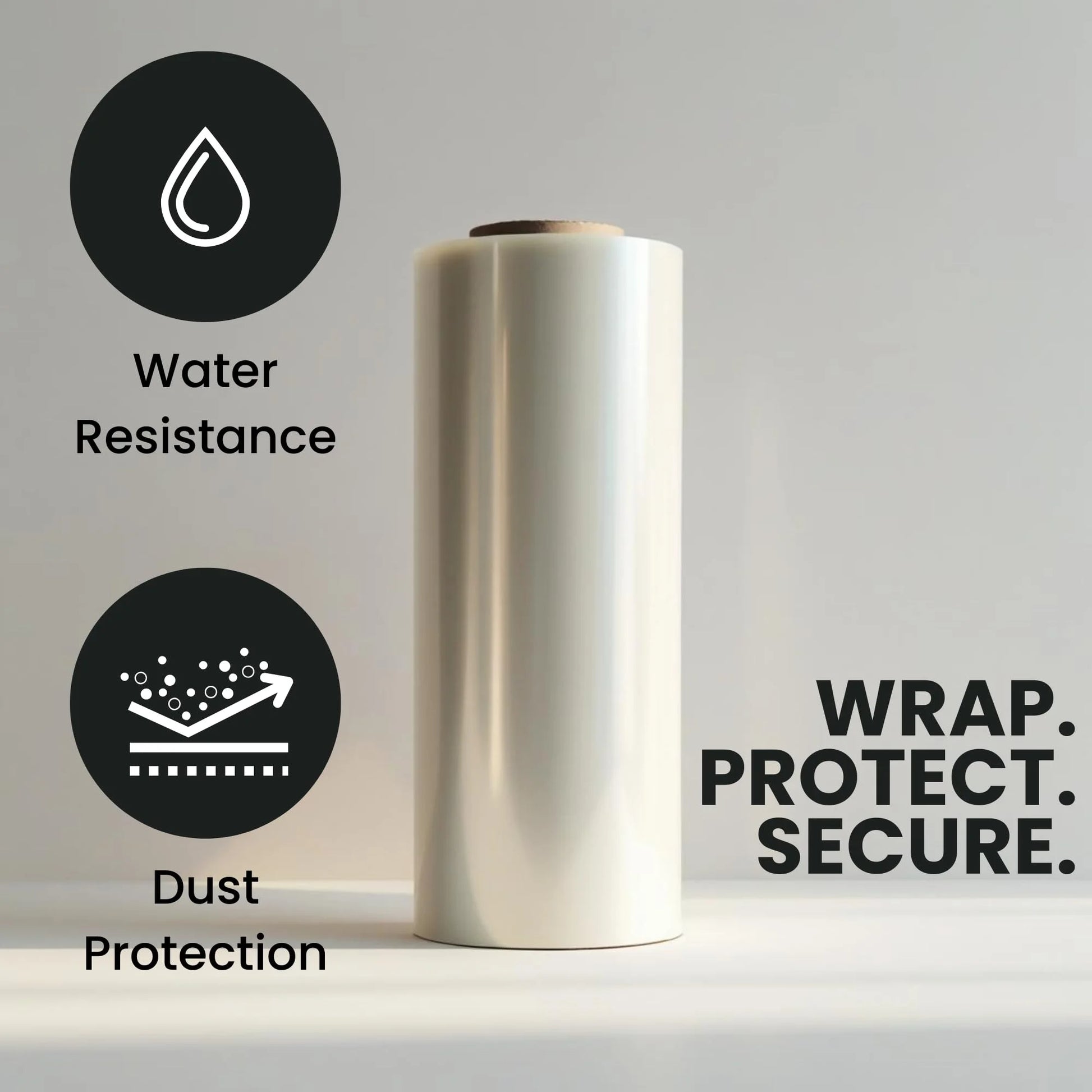 clear pallet stretch wrap roll for cargo stability and protection