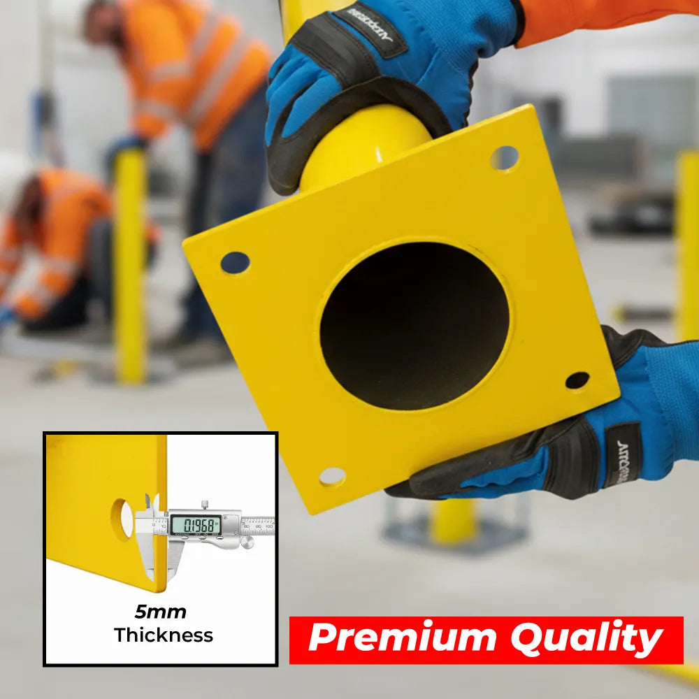 Rust Proof Parking Bollards Yellow