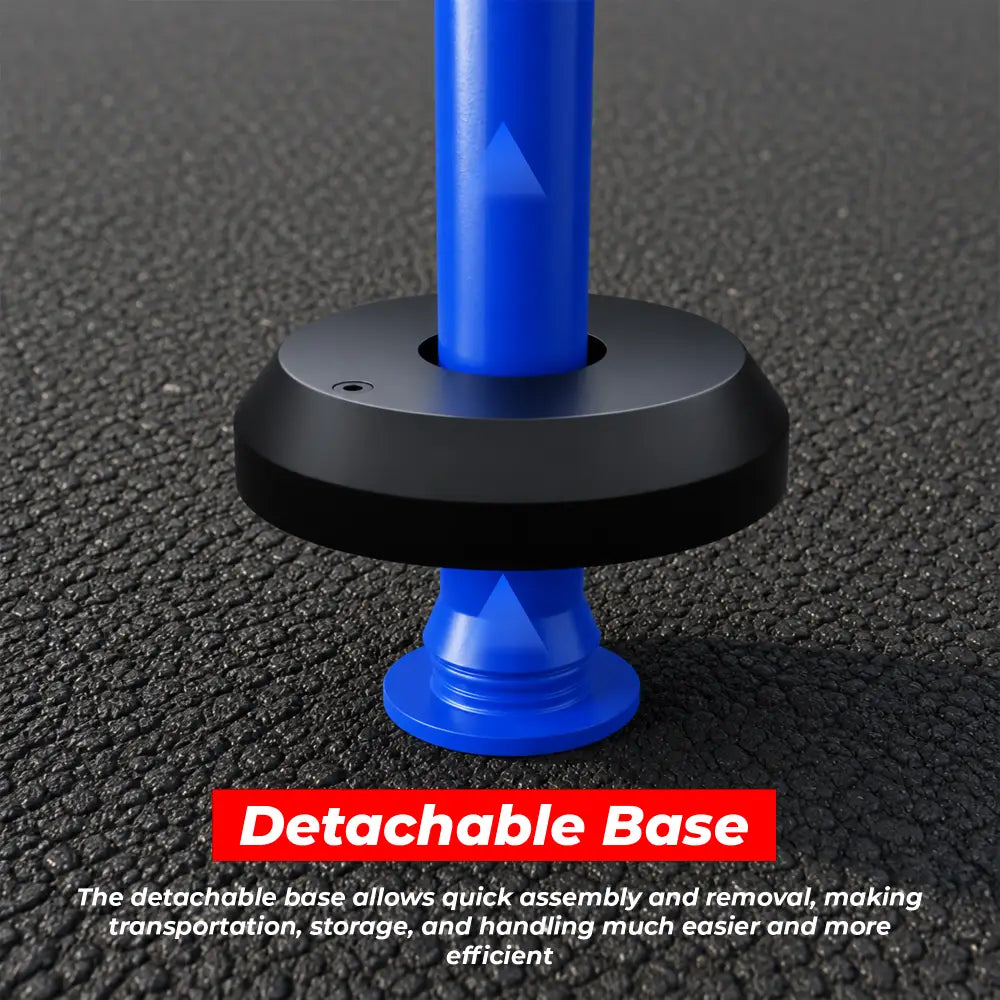 Warehouse safety post barrier