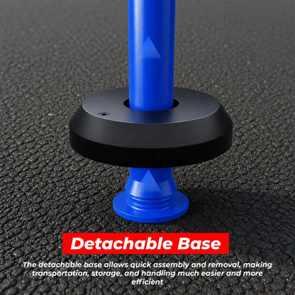 Warehouse safety post barrier