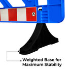 Traffic Barrier With Weighted Base