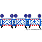 Durable Safety Barrier With Sign Attachable