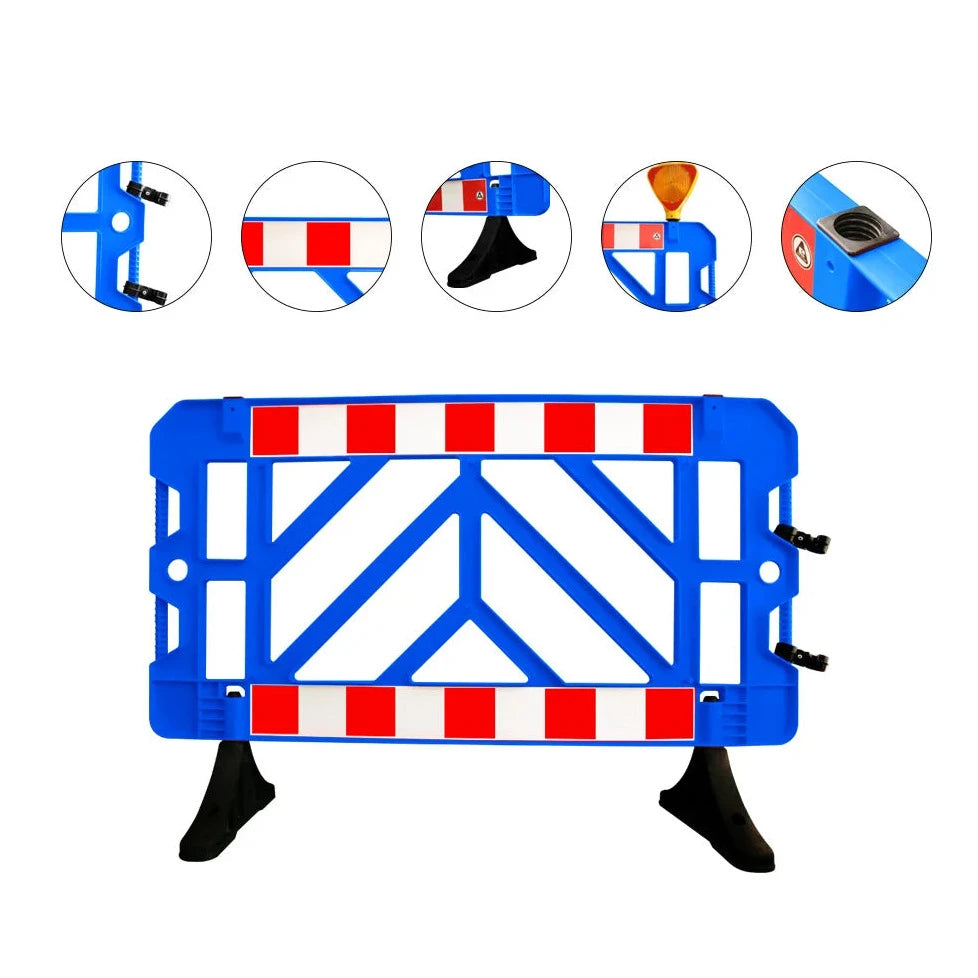 Safety Barrier Blue With Attachable