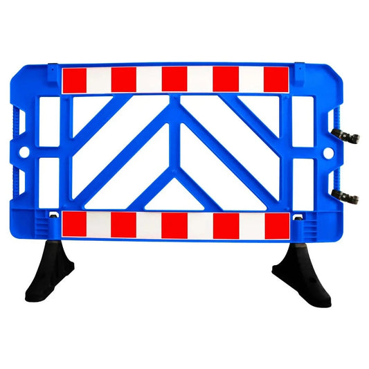 Plastic Safety Barrier Blue