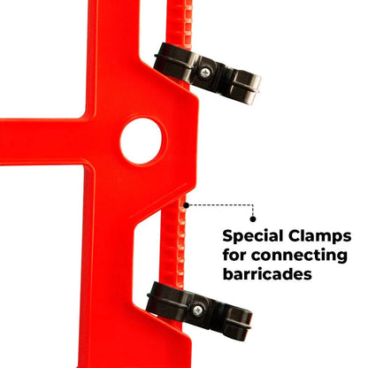  Plastic Safety Barrier - Red