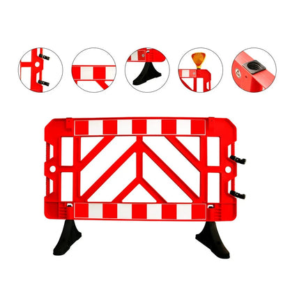  Plastic Safety Barrier - Red