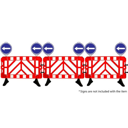  Plastic Safety Barrier - Red