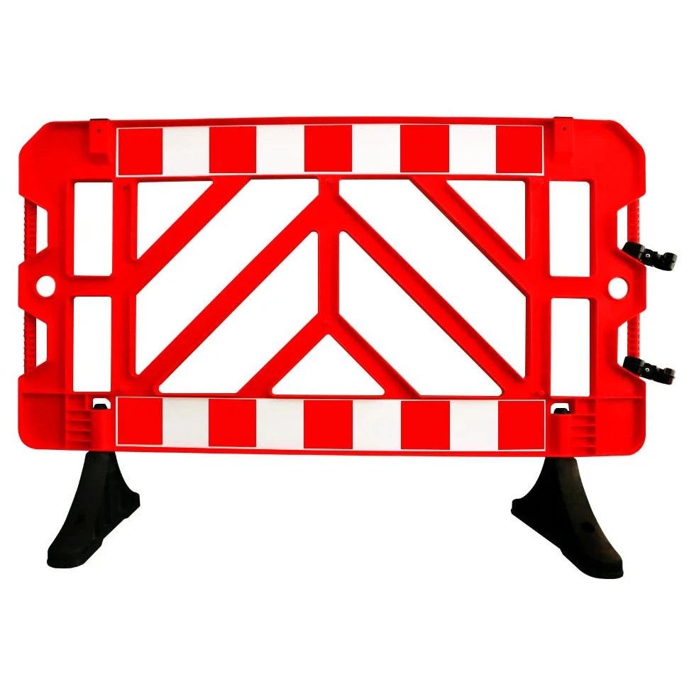4.9ft Plastic Safety Barrier - Red