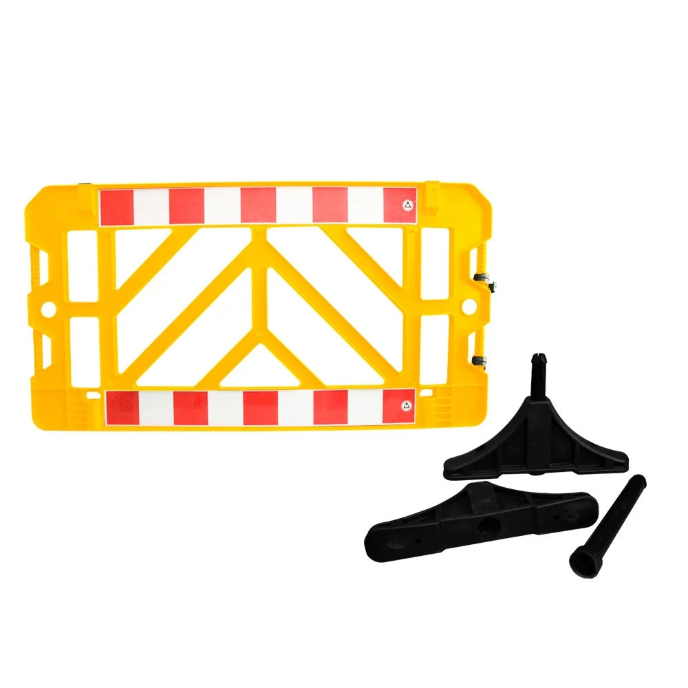 Plastic Safety Barrier Yellow