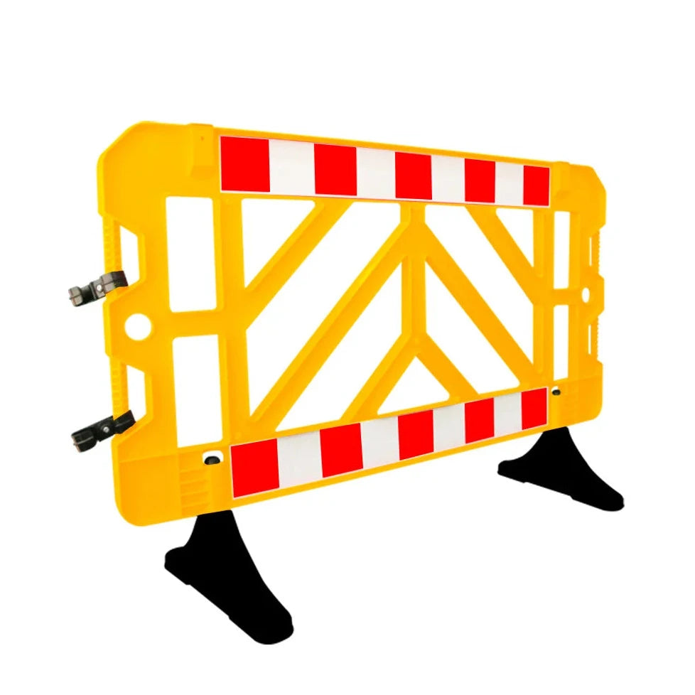 Yellow Plastic Safety Barrier