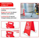 Portable Plastic Warning Sign