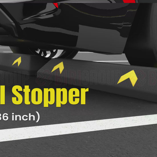 Vehicle wheel stopper