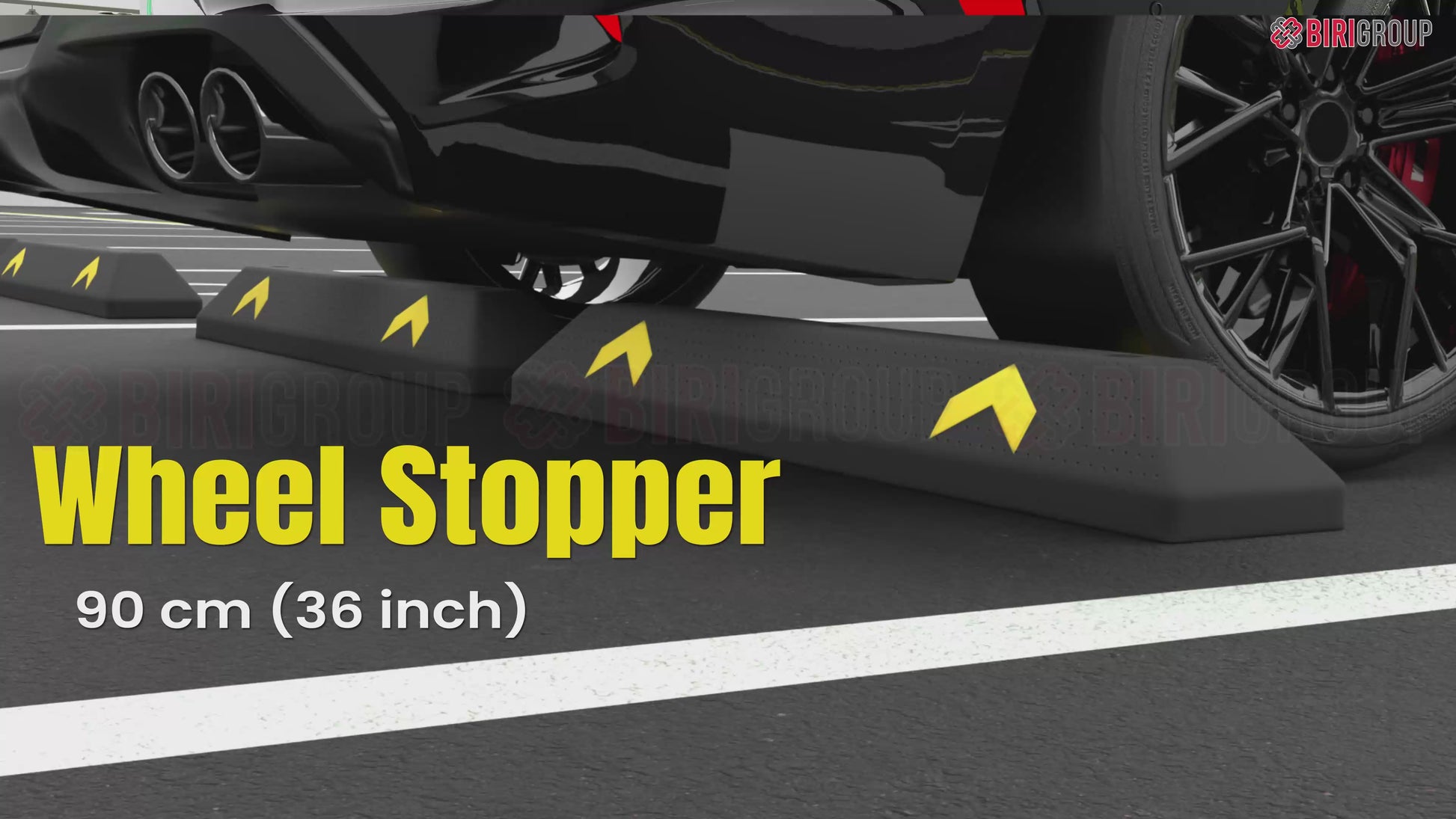 Vehicle wheel stopper