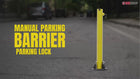 Parking Lock Metal - Yellow | Screw Fixing with 2 Key Lock
