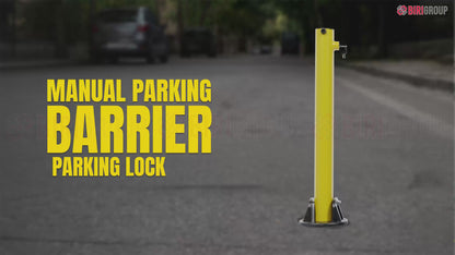 Parking Lock Metal - Yellow | Screw Fixing with 2 Key Lock