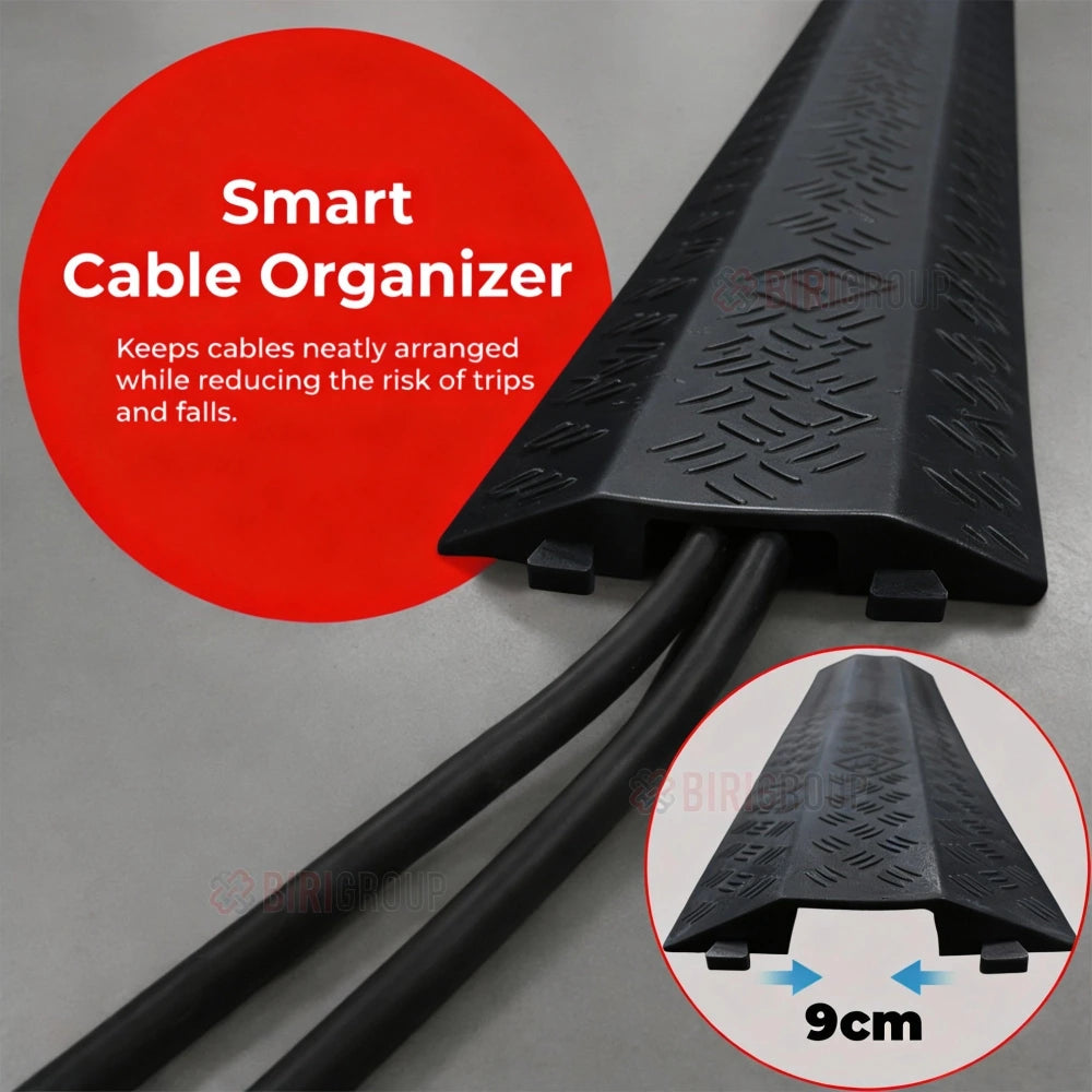 Black cable organizer 