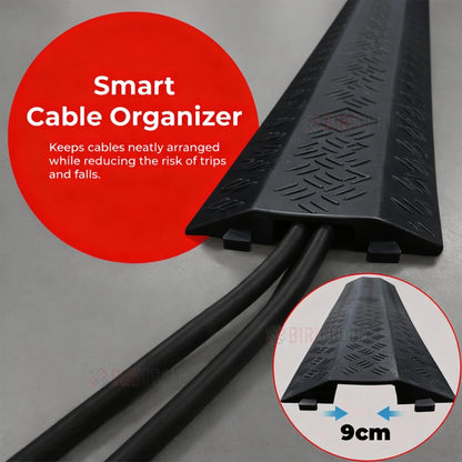 Black cable organizer 
