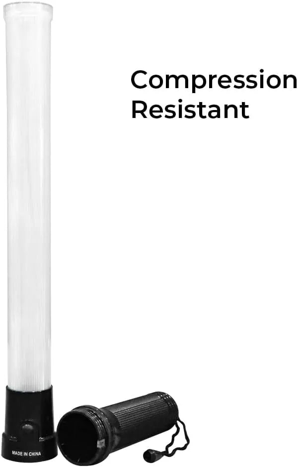 Compression resistant wand baton