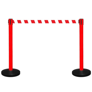 Poteau de guidage rouge