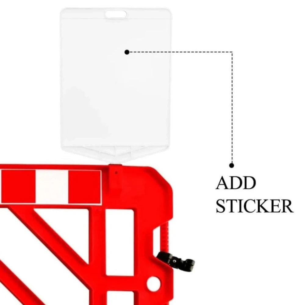 Customizable Rectangular Empty Sign Plate