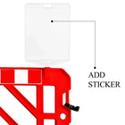 Customizable Rectangular Empty Sign Plate