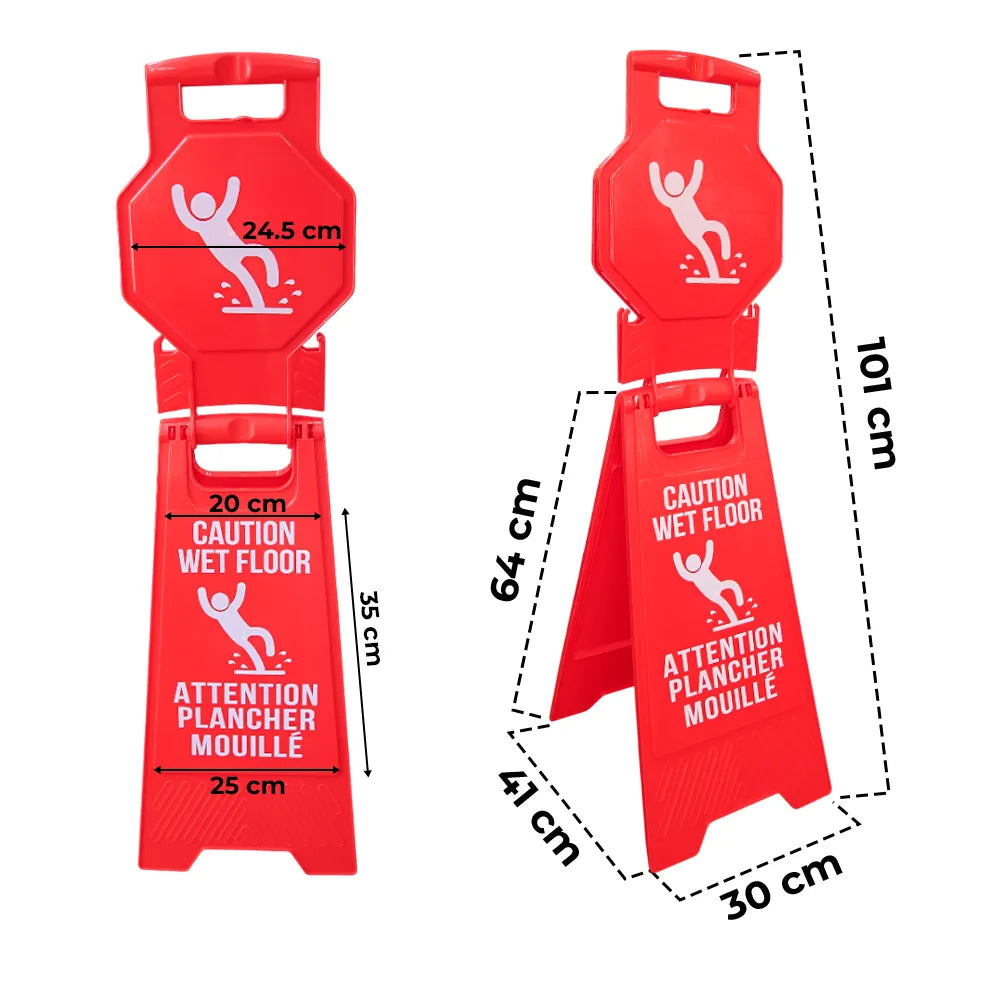 Red Floor Sign Dimensions