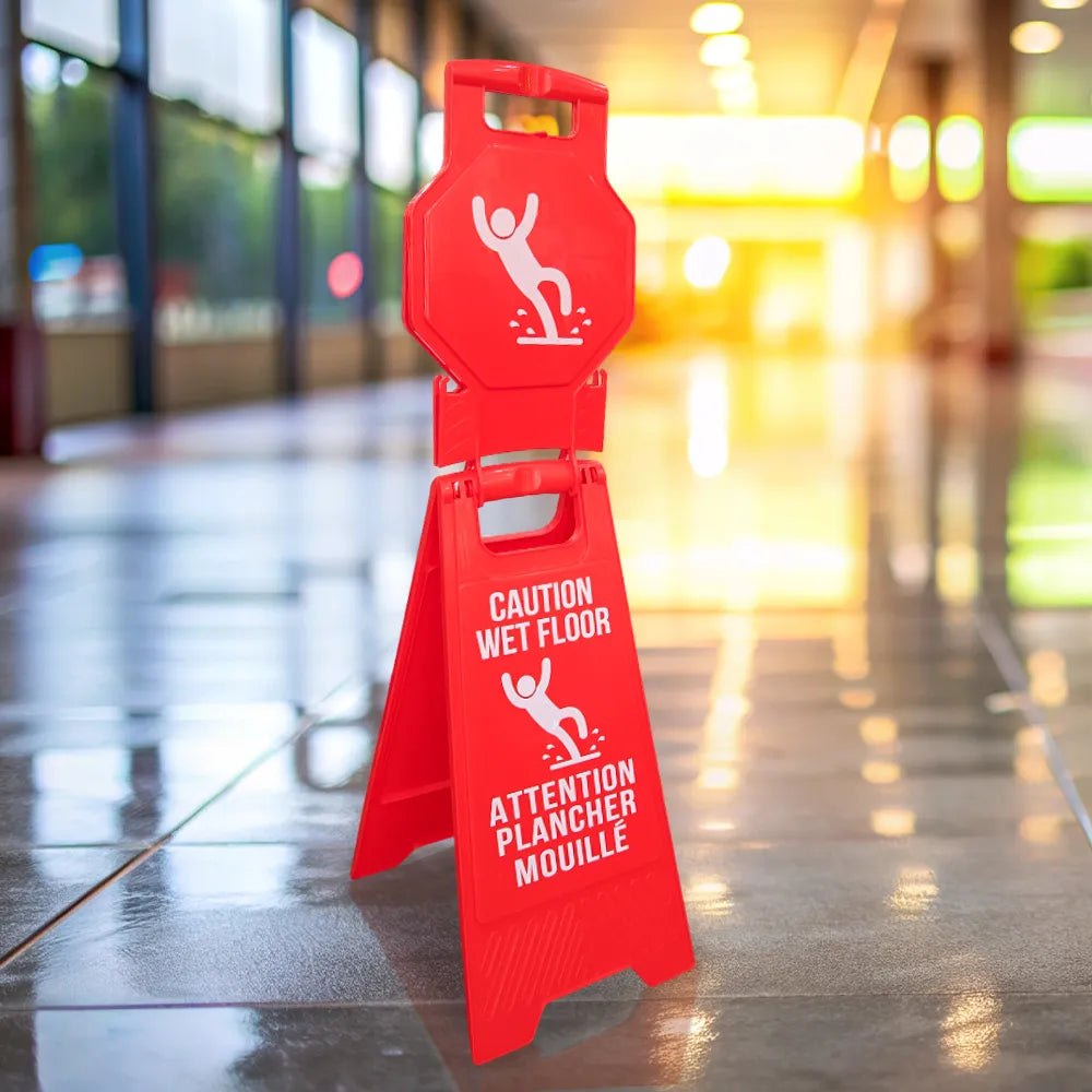 Freestanding Warning Sign