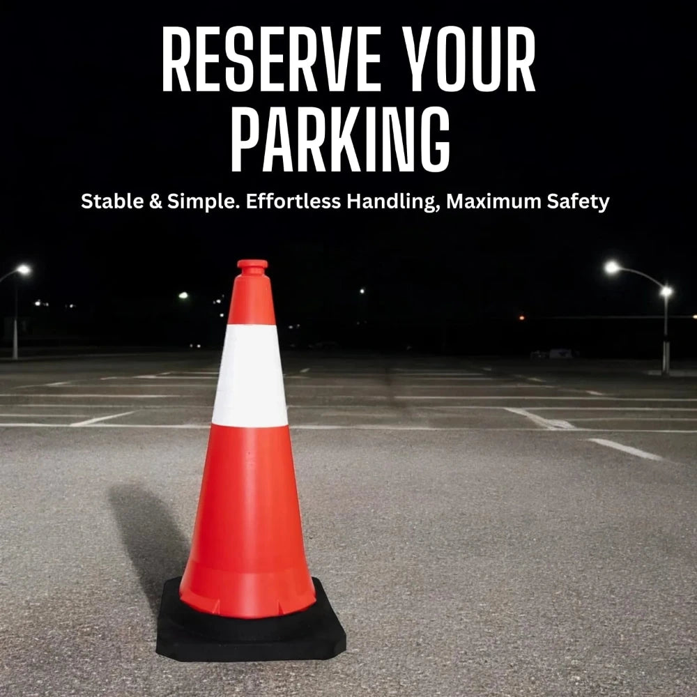 Red parking cone