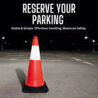 Red parking cone