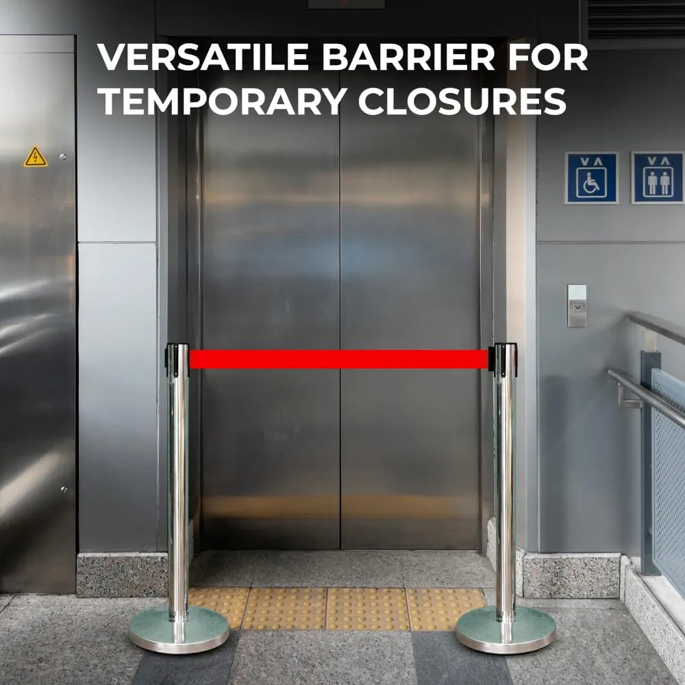 Temporary Retractable safety Barrier