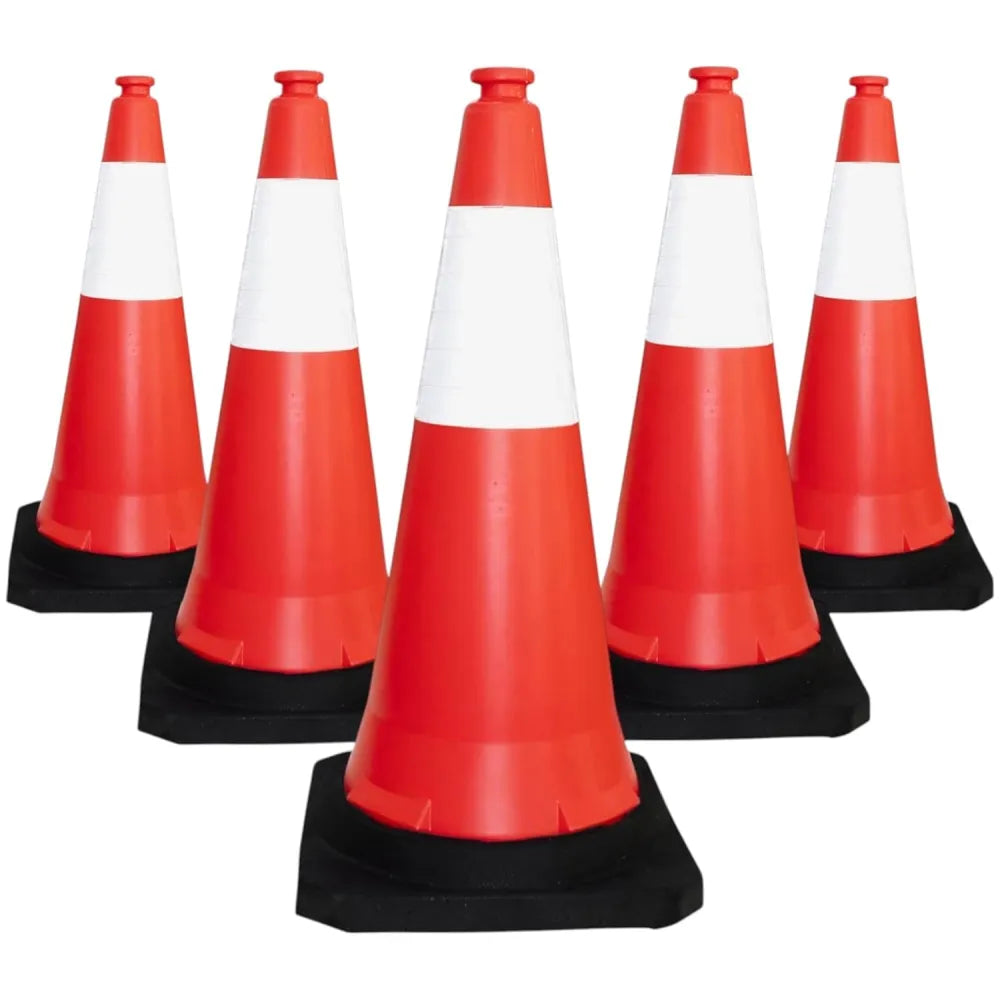 Red traffic cone 5pcs