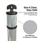 Weather Resistant Reflective Traffic Channelizer