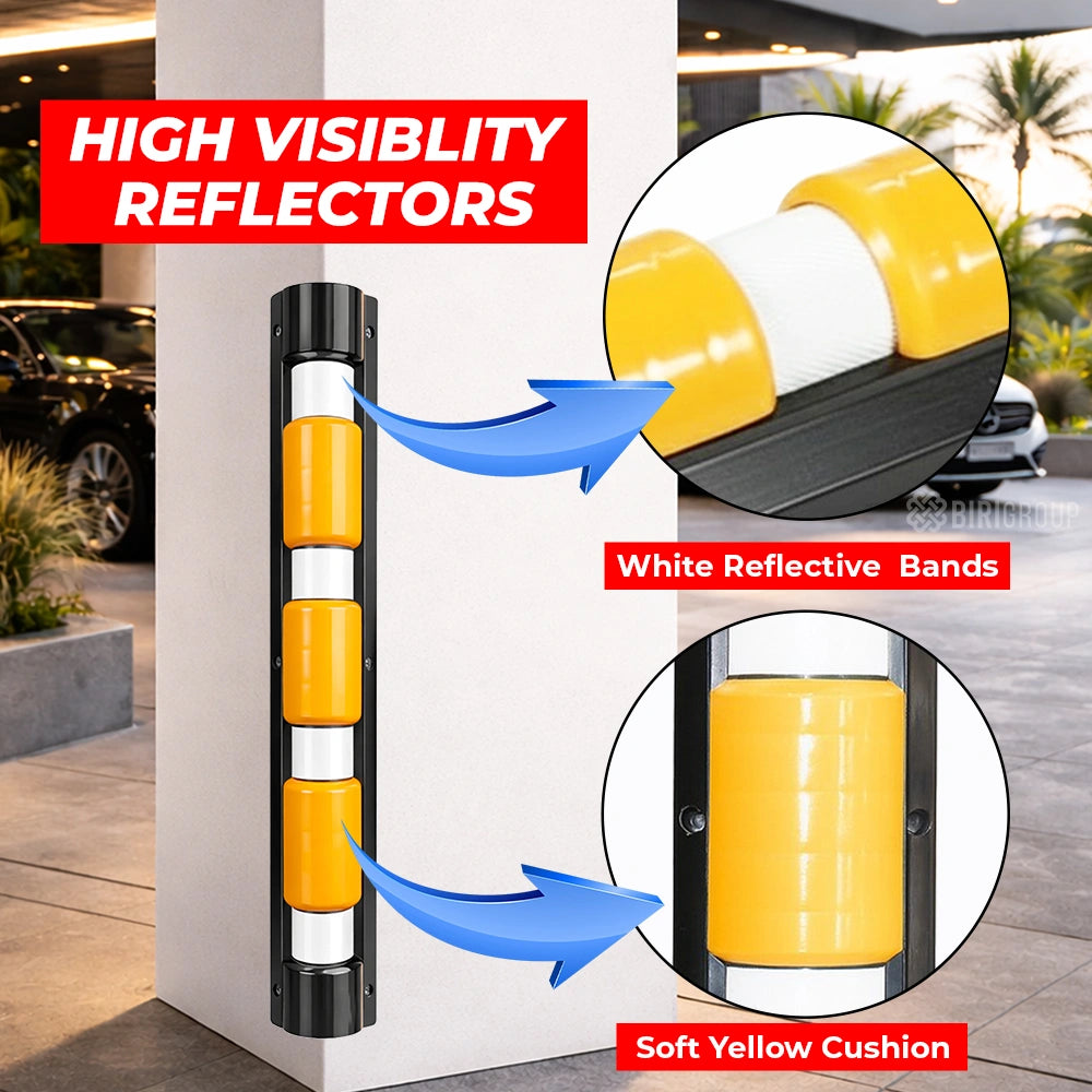 High visibility reflectors with white reflective 