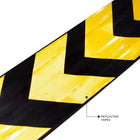 Yellow and black wall guard