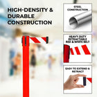 Retractable Belt Barrier Red