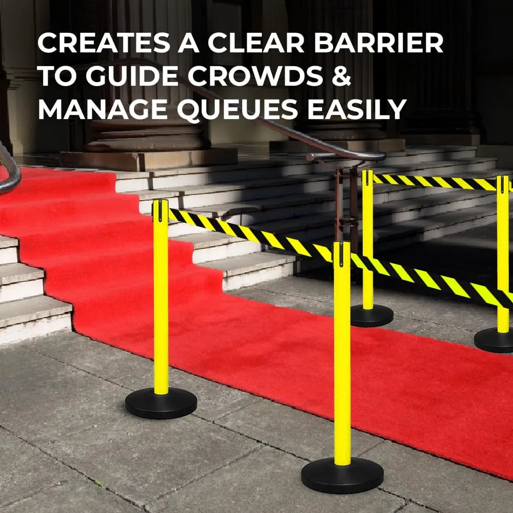 Retractable Road Safety Belt Barrier