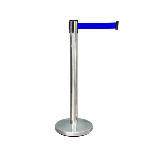 Retractable Blue Belt Barrier
