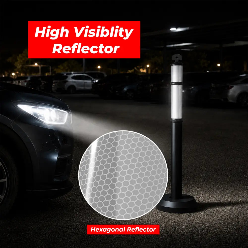High visibility reflector post