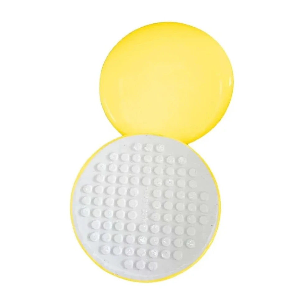 Durable road stud yellow