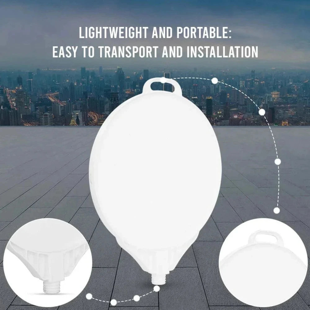 Lightweight and portable round sign plate