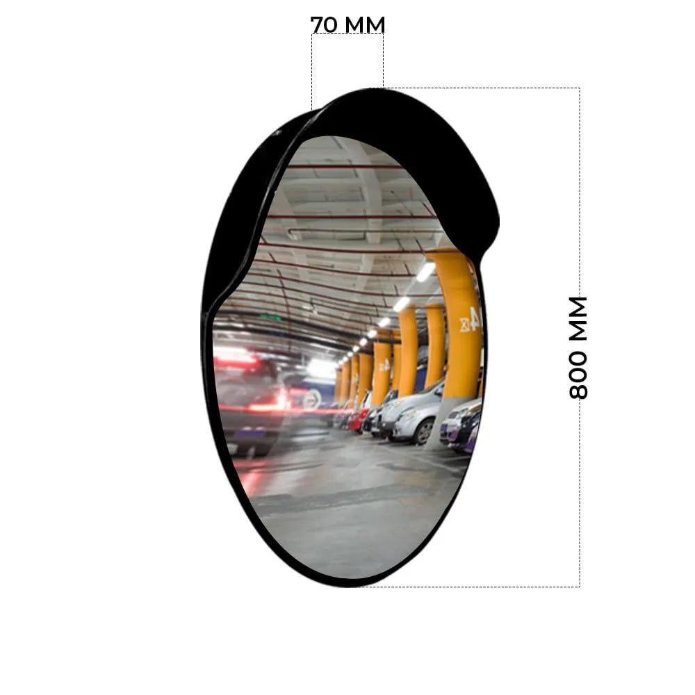 Round convex mirror
