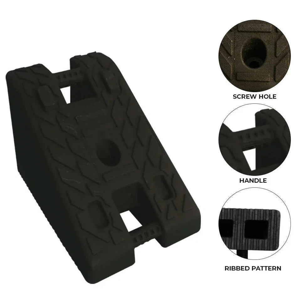 Wheel Chock Screw hole With Handle