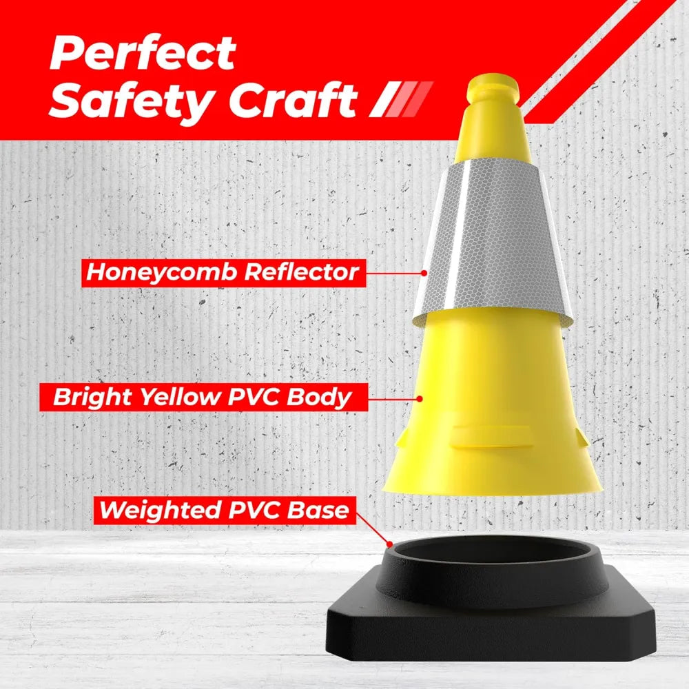 Weather Resistant Cone With Weighted Base