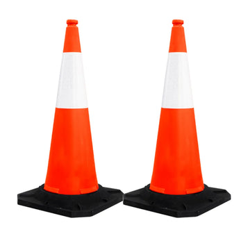 Standard Traffic Cone – Red – Set of 2 – 39″