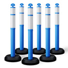 Set of 6 delineator posts
